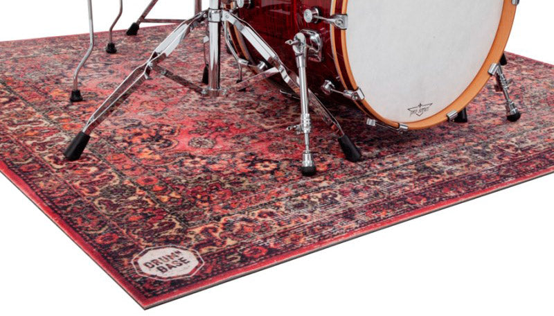 Drum N Base DNB-ST185-PWR Sound Stage Alfombra Para Bateria 1850X165 cm Persian Worn Red 3
