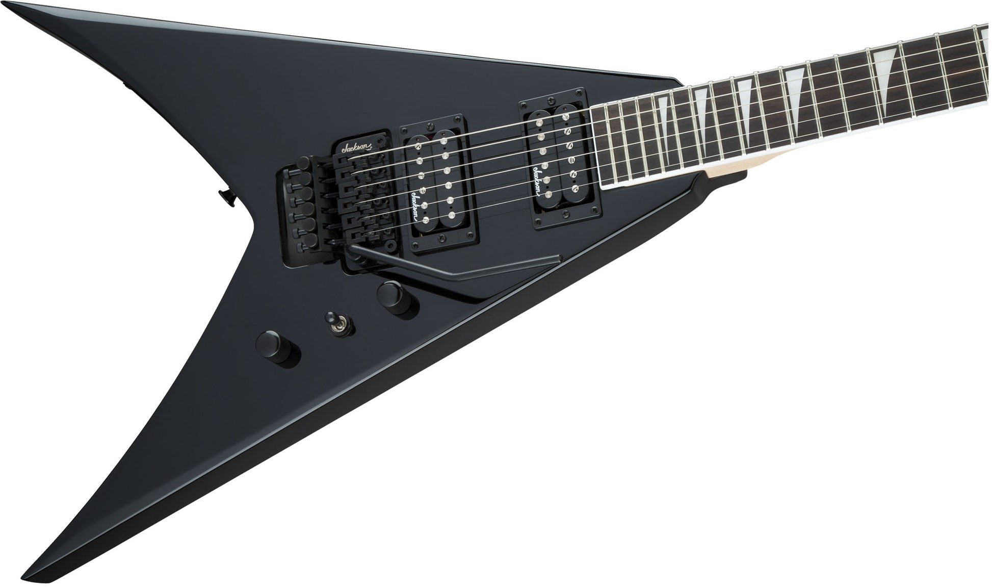 Jackson JS King V JS32 AM Guitarra Eléctrica Gloss Black 5