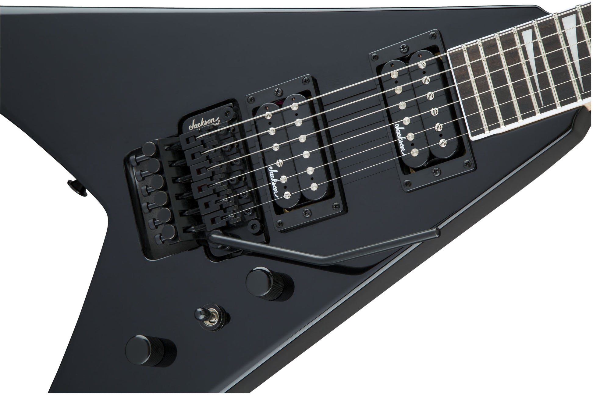 Jackson JS King V JS32 AM Guitarra Eléctrica Gloss Black 6