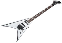 Jackson JS King V JS32 AM Guitarra Eléctrica White with Black Bevels 10