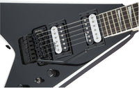 Jackson JS King V JS32 AM Guitarra Eléctrica Black with White Bevels 6