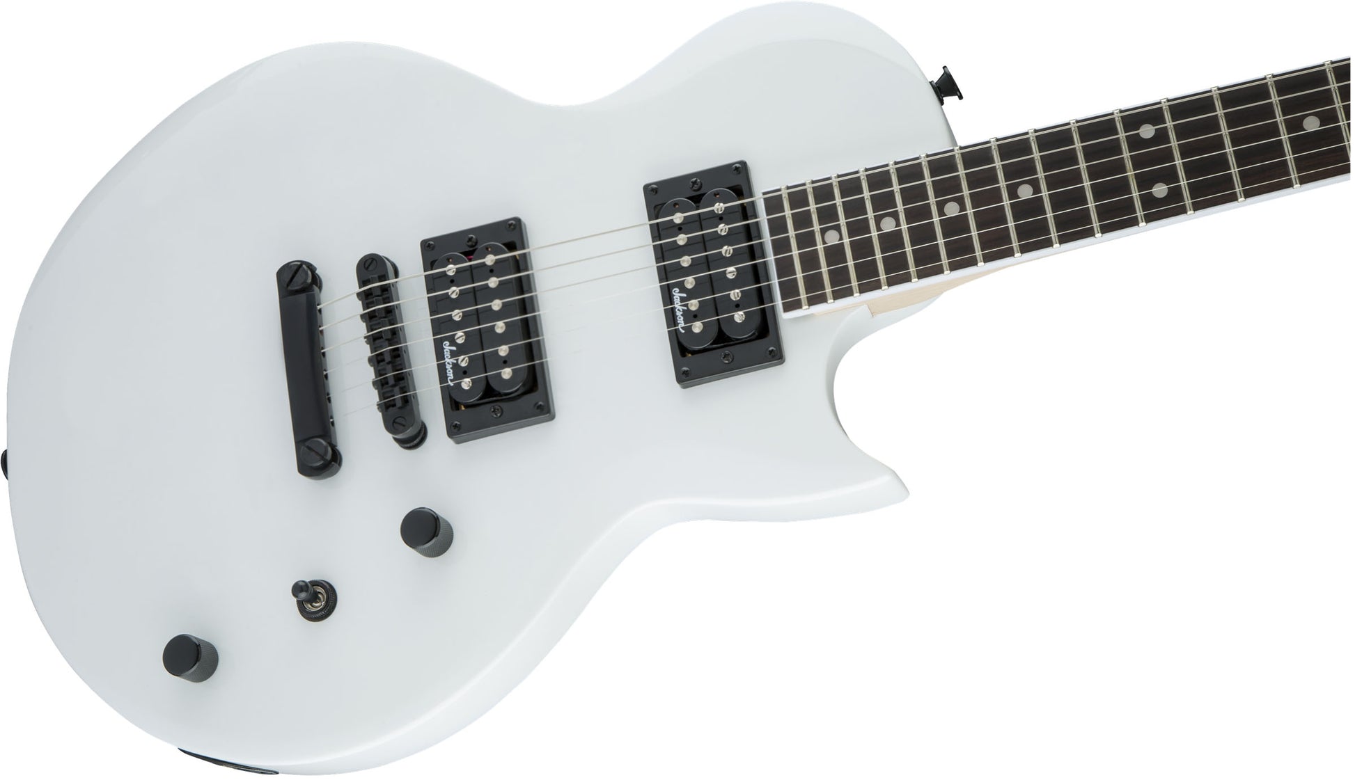 Jackson JS22 JS Monarkh SC AM Guitarra Eléctrica Snow White 5