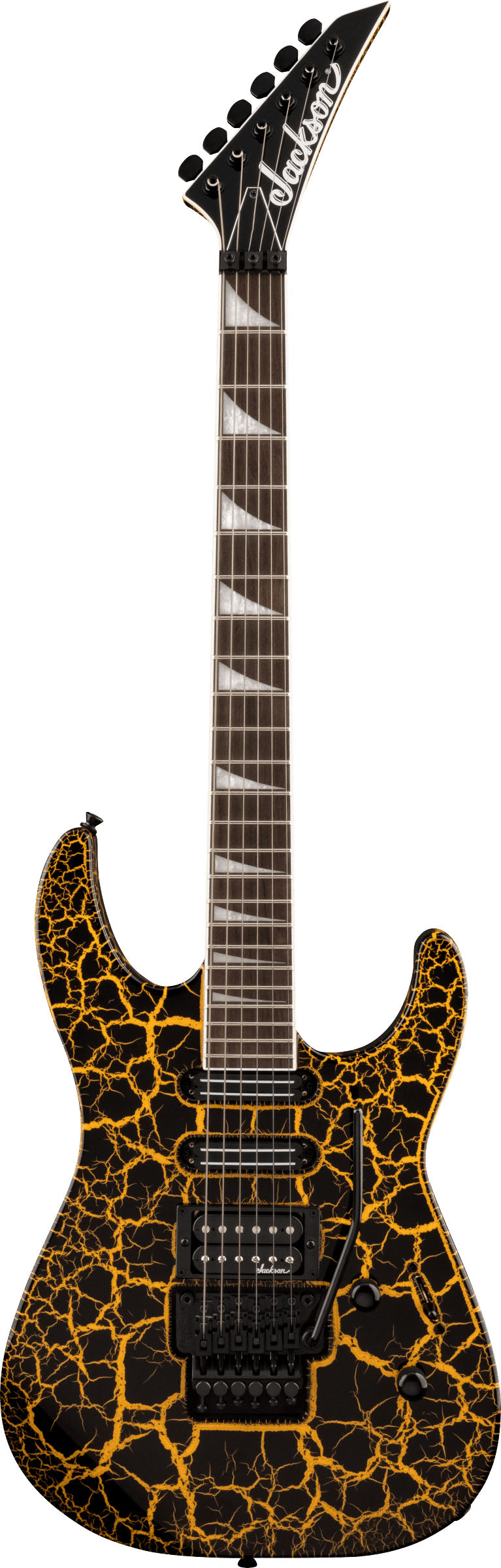 Jackson X Soloist SL3X DX IL Guitarra Eléctrica Yellow Crackle 1