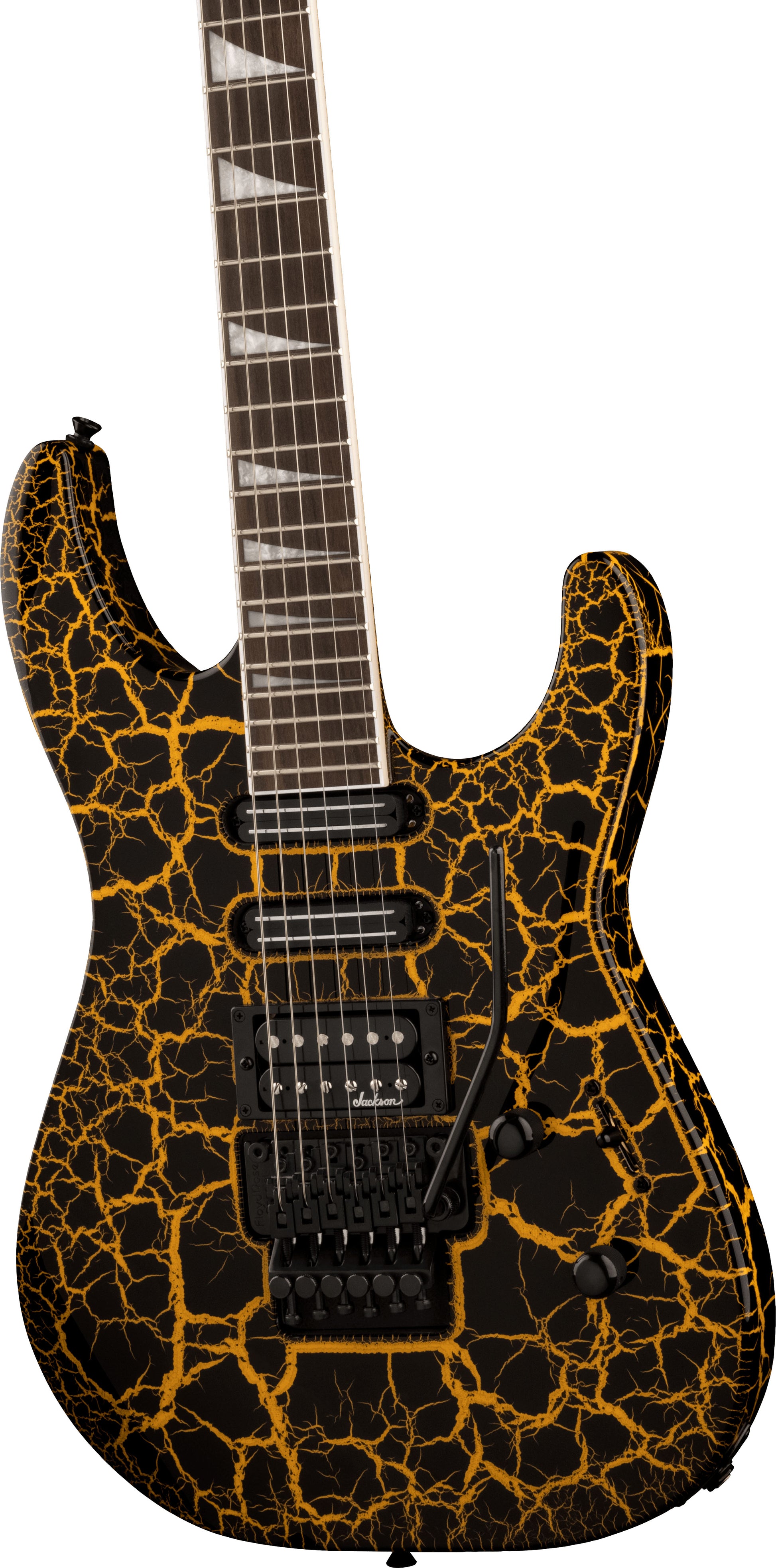 Jackson X Soloist SL3X DX IL Guitarra Eléctrica Yellow Crackle 3