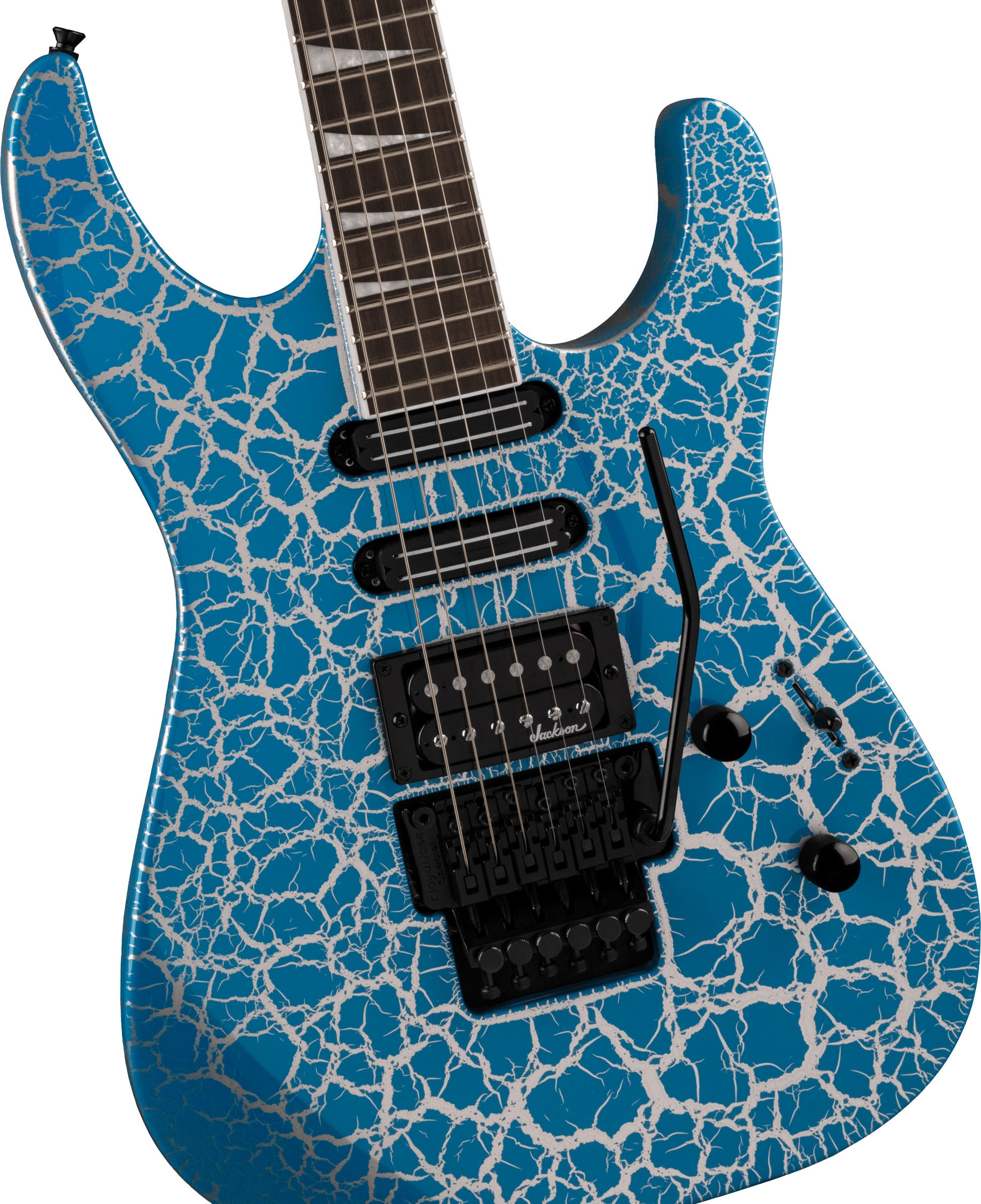 Jackson X Soloist SL3X DX IL Guitarra Eléctrica Frost Byte Crackle 4