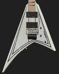 Jackson X Rhoads RRX24M MN Guitarra Eléctrica Snow White with Black Pinstripes 13