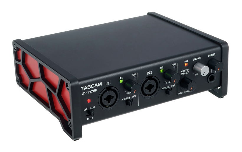 Tascam US-2X2HR Interfaz de Audio USB 2