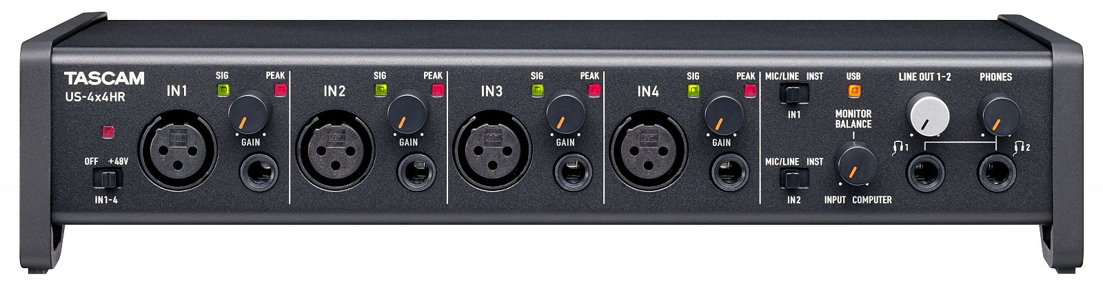 Tascam US-4X4HR Interfaz de Audio USB 1