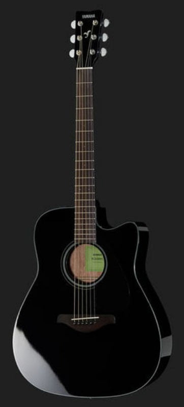 Yamaha FGX800C BL Guitarra Electroacústica Western Negra 2