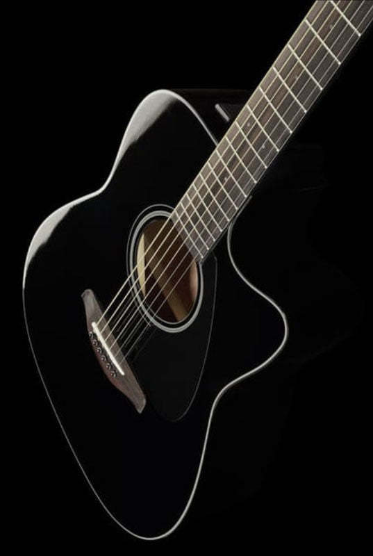 Yamaha FGX800C BL Guitarra Electroacústica Western Negra 12