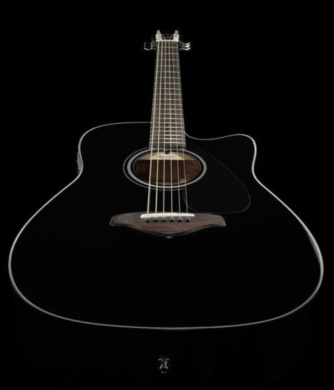 Yamaha FGX800C BL Guitarra Electroacústica Western Negra 13