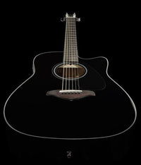 Yamaha FGX800C BL Guitarra Electroacústica Western Negra 13