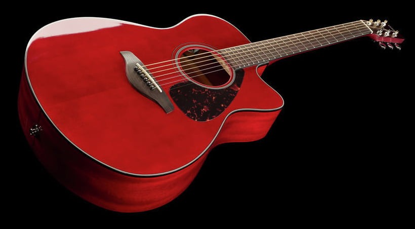 Yamaha FSX800C RR Guitarra Electroacústica Concierto Ruby Red 13