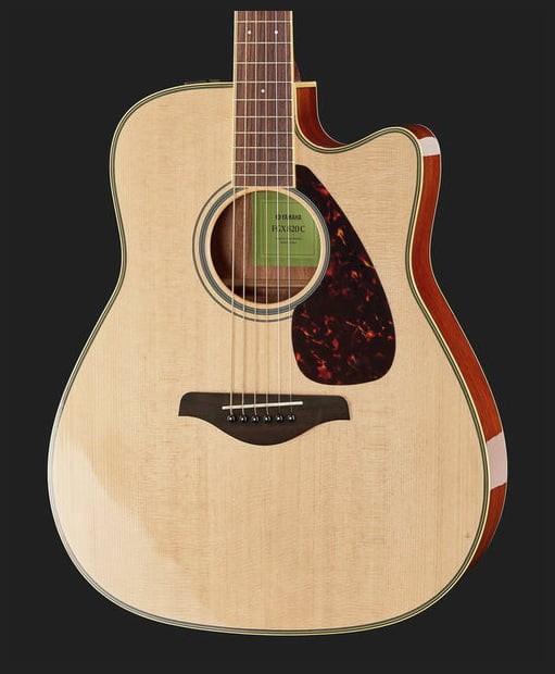 Yamaha FGX820C NT Guitarra Electroacústica Western Natural 3