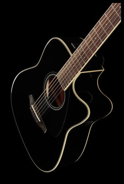 Yamaha FGX820C BL Guitarra Electroacústica Western Negra 11