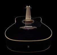 Yamaha FGX820C BL Guitarra Electroacústica Western Negra 12