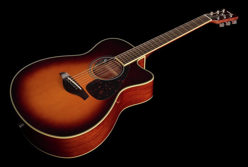 Yamaha FSX820C BS Guitarra Electroacústica Concierto Brown Sunburst 2