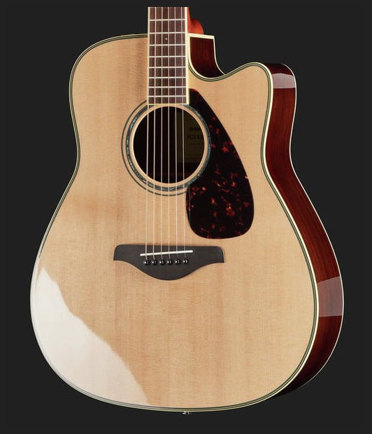 Yamaha FGX830C NT Guitarra Electroacústica Western Natural 3