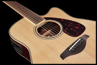 Yamaha FGX830C NT Guitarra Electroacústica Western Natural 7