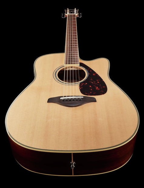 Yamaha FGX830C NT Guitarra Electroacústica Western Natural 12