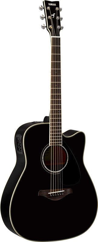 Yamaha FGX830C BL Guitarra Electroacústica Western Negra 1