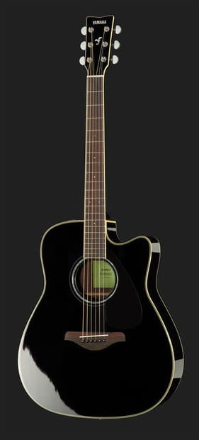 Yamaha FGX830C BL Guitarra Electroacústica Western Negra 2