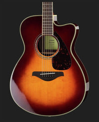 Yamaha FSX830C BS Guitarra Electroacústica Concierto Brown Sunburst 4