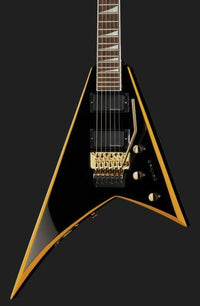 Jackson X Rhoads RRX24 IL Guitarra Eléctrica Black with Yellow Bevels 9