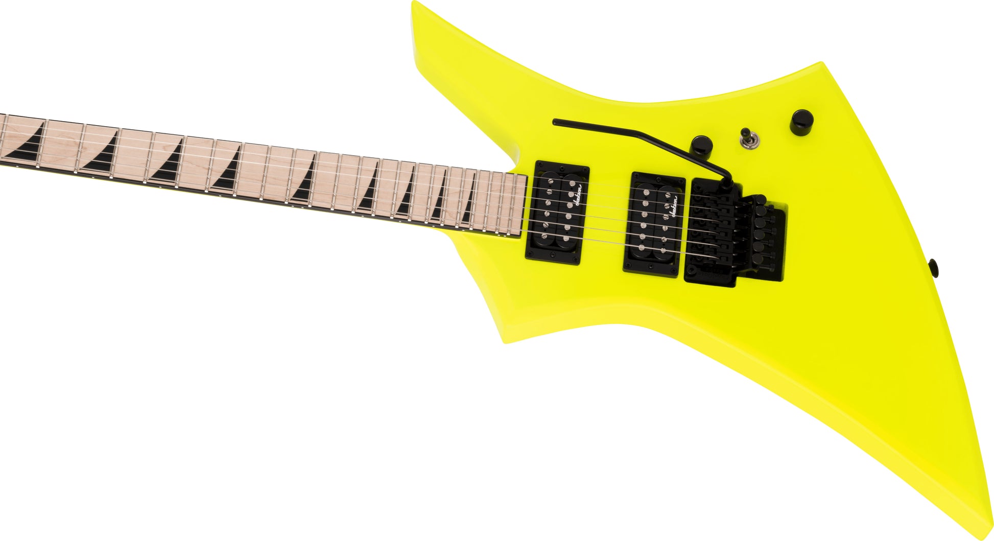 Jackson X Kelly KEXM MN Guitarra Eléctrica Neón Yellow 7