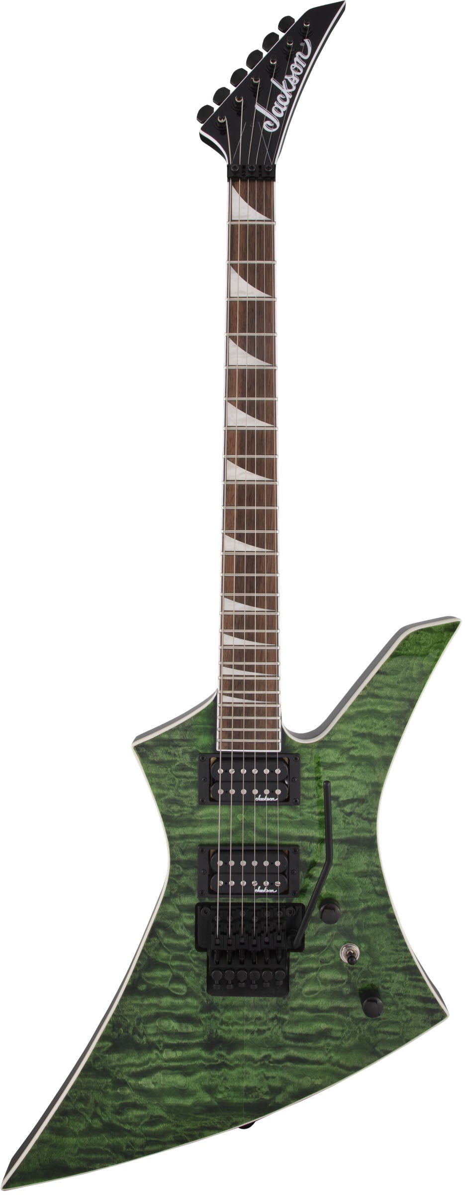 Jackson X Kelly KEXQ IL Guitarra Eléctrica Transparent Green 1