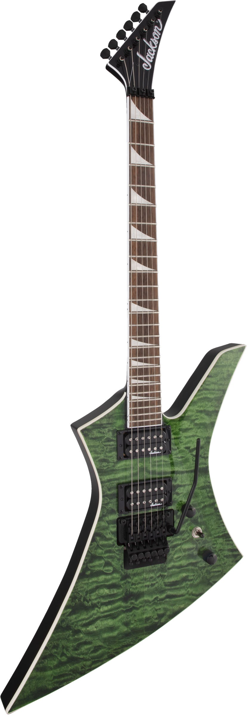 Jackson X Kelly KEXQ IL Guitarra Eléctrica Transparent Green 2