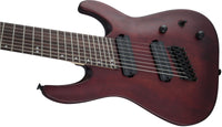 Jackson X Dinky Arch Top DKAF8 MS IL Guitarra Eléctrica 8 Cuerdas Multiescala Stained Mahogany 7