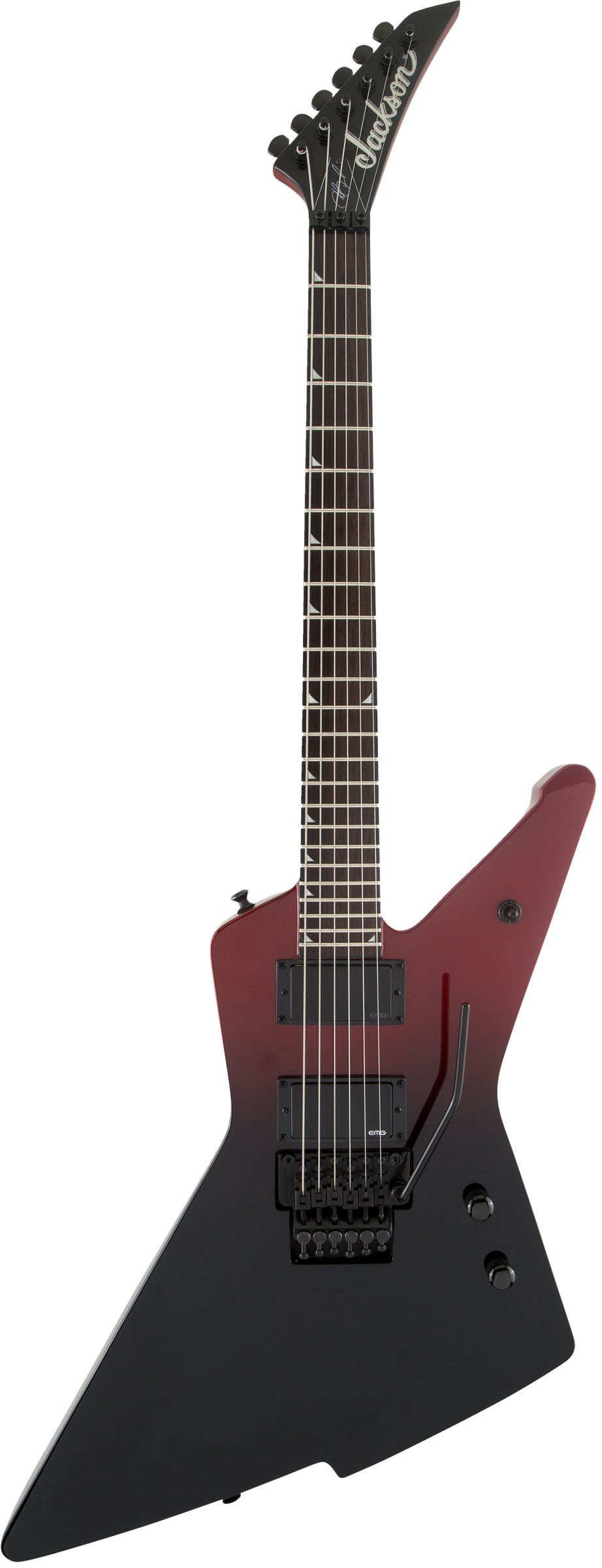 Jackson Pro Signature Phil Demmel Demmelition Fury PD IL Guitarra Eléctrica Red Tide Fade 1