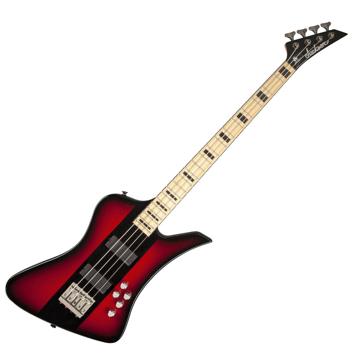 Jackson X Signature David Ellefson Kelly Bird IV Bass MN Bajo Eléctrico Red Stripe 6