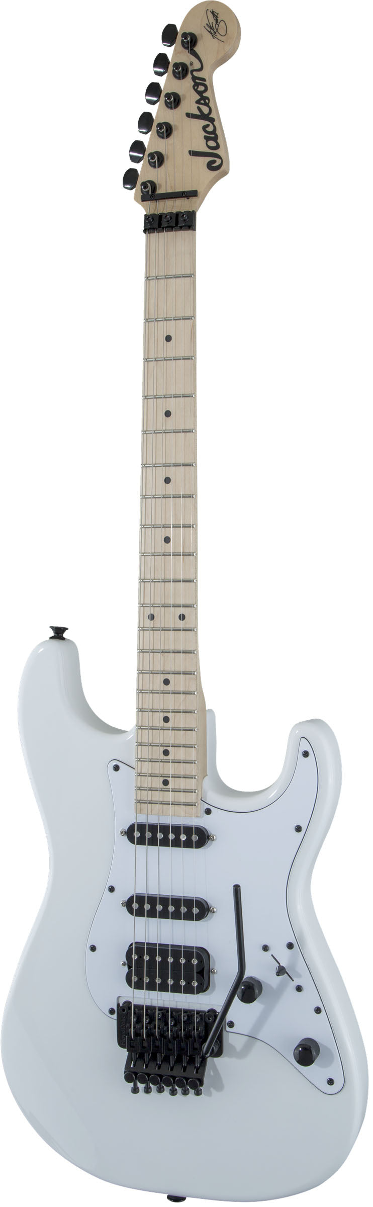 Jackson X Signature Adrian Smith SDXM MN Guitarra Eléctrica Snow White with White Pickguard 3