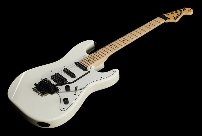 Jackson X Signature Adrian Smith SDXM MN Guitarra Eléctrica Snow White with White Pickguard 18