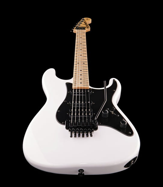 Jackson X Signature Adrian Smith SDXM MN Guitarra Eléctrica Snow White with Black Pickguard 22