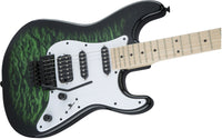 Jackson X Signature Adrian Smith SDXQM MN Guitarra Eléctrica Transparent Green 5