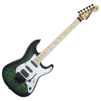 Jackson X Signature Adrian Smith SDXQM MN Guitarra Eléctrica Transparent Green 10