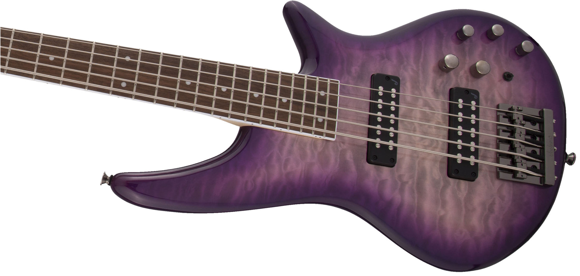 Jackson JS Spectra Bass JS3QV IL Bajo Eléctrico 5 Cuerdas Purple Phaze 7