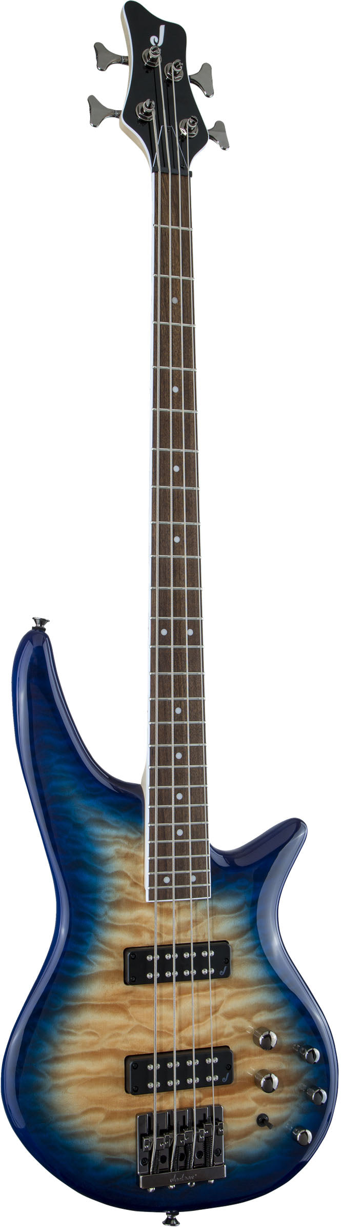 Jackson JS Spectra Bass JS3Q IL Bajo Eléctrico Amber Blue Burst 3