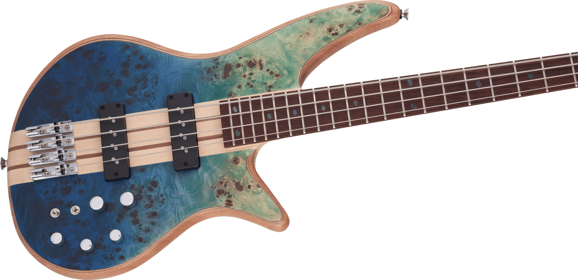 Jackson Pro Spectra Bass SBP IV CJT Bajo Eléctrico Caribbean Blue 5