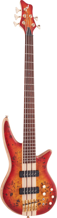 Jackson Pro Spectra Bass SBP V Caramelized Jt Bajo Eléctrico 5 Cuerdas Transparent Cherry Burst 2