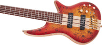 Jackson Pro Spectra Bass SBP V Caramelized Jt Bajo Eléctrico 5 Cuerdas Transparent Cherry Burst 5