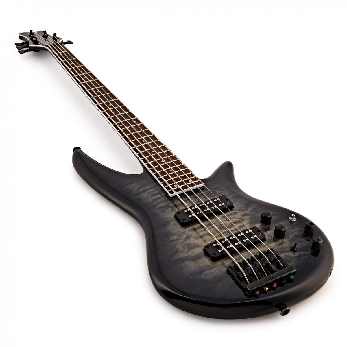 Jackson X Spectra Bass SBXQ V IL Bajo Eléctrico 5 Cuerdas Transparent Black Burst 10