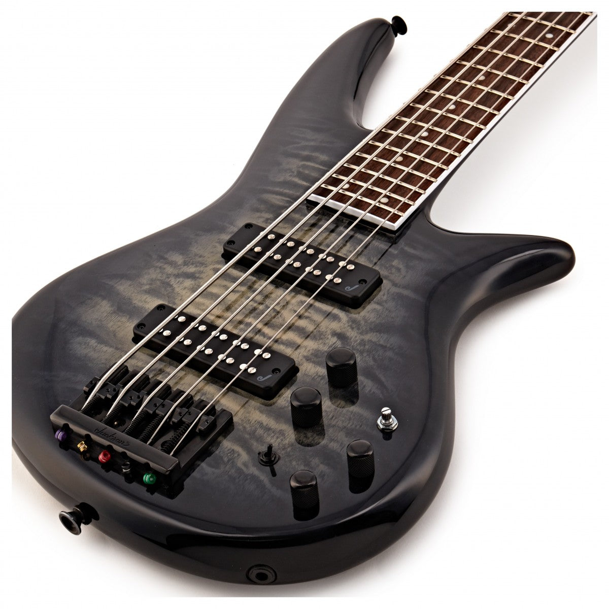 Jackson X Spectra Bass SBXQ V IL Bajo Eléctrico 5 Cuerdas Transparent Black Burst 11