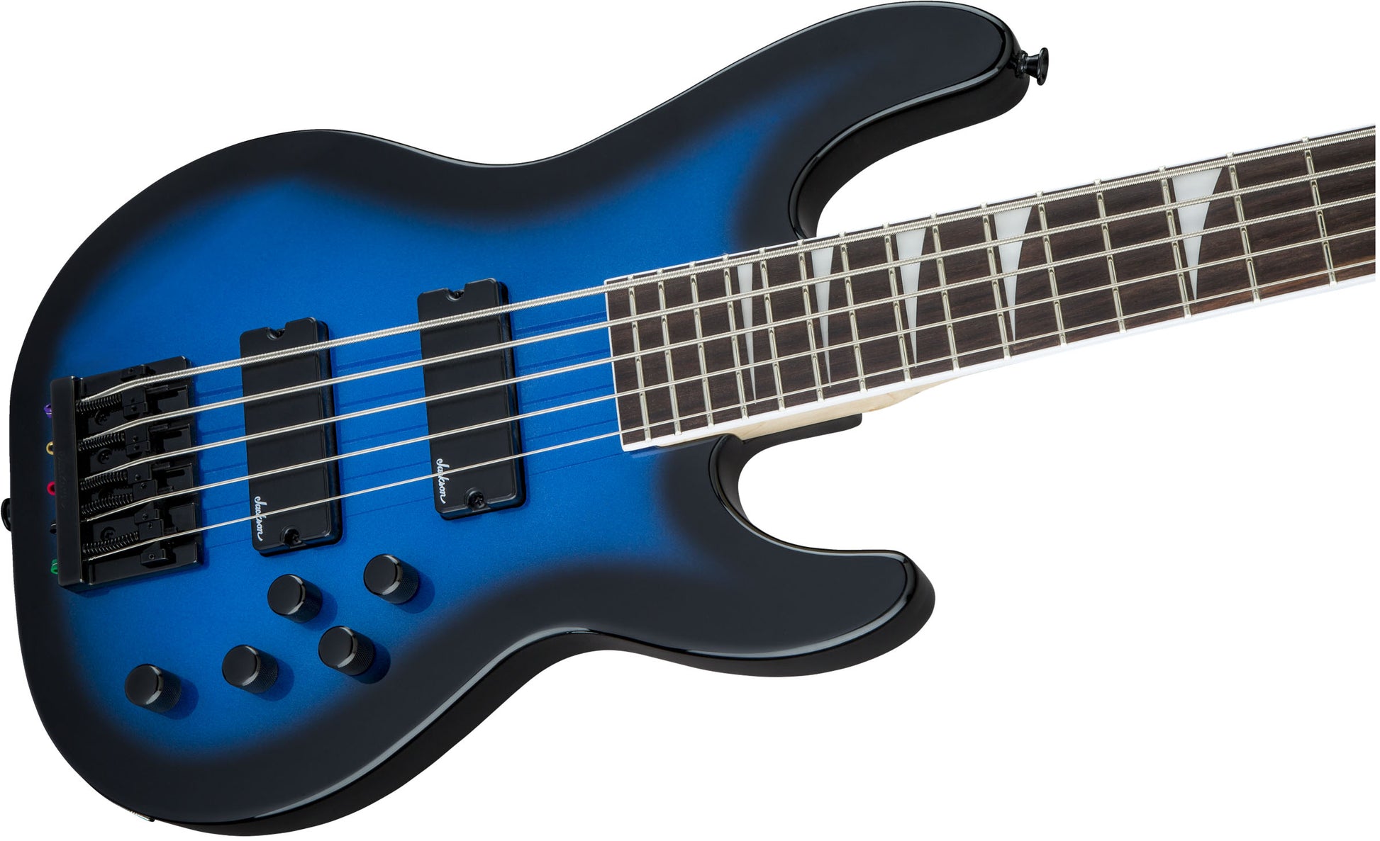 Jackson JS Concert Bass JS3V AM Bajo Eléctrico 5 Cuerdas Metallic Blue Burst 5