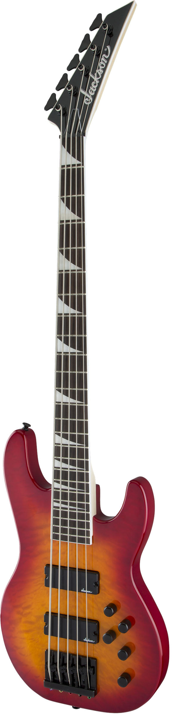 Jackson JS Concert Bass JS3VQ AM Bajo Eléctrico 5 Cuerdas Cherry Burst 3