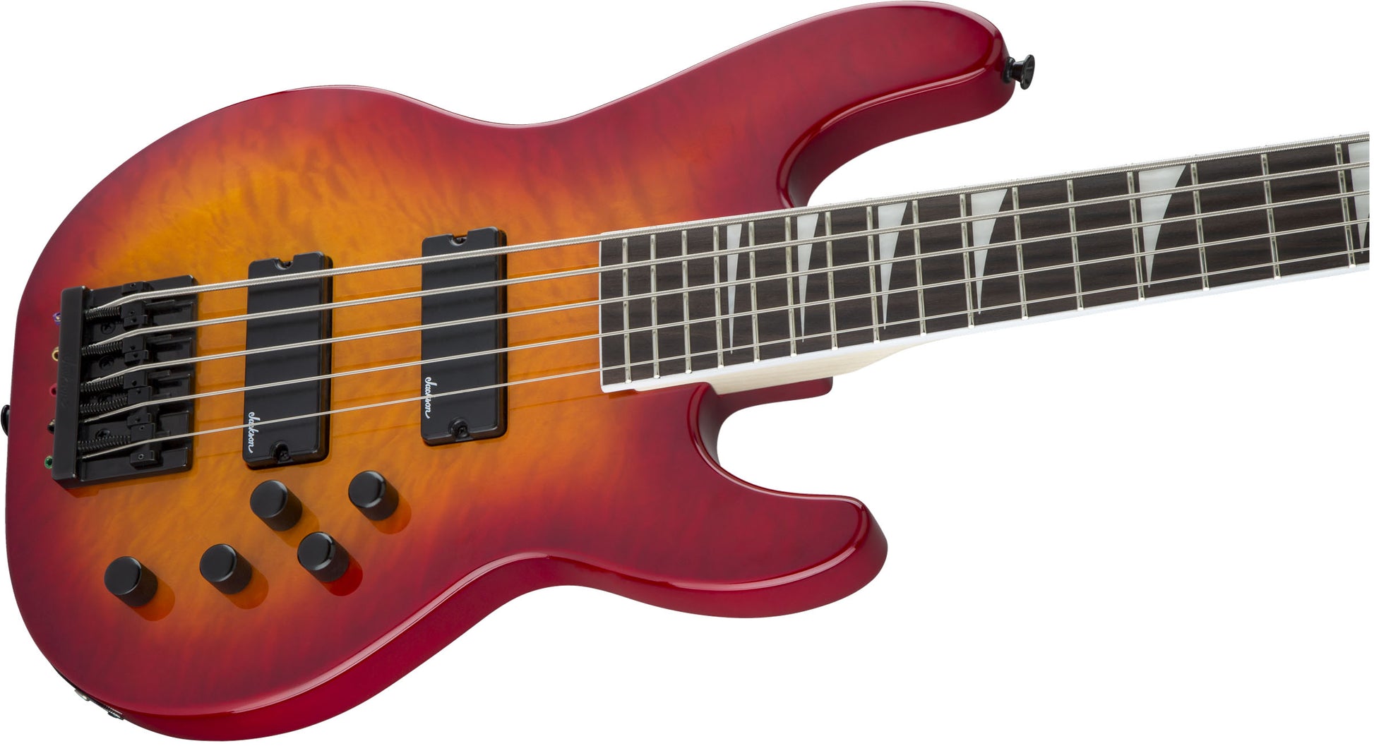 Jackson JS Concert Bass JS3VQ AM Bajo Eléctrico 5 Cuerdas Cherry Burst 5