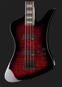 Jackson JS Kelly Bird JS3Q AM Guitarra Eléctrica Transparent Red Burst 12